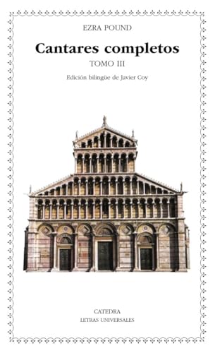 Portada del libro de Cantares completos Tomo III. Edición bilingüe