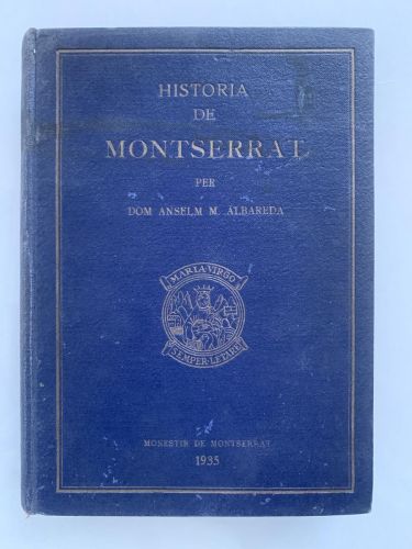 Portada del libro de HISTORIA DE MONTSERRAT