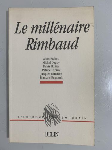 Portada del libro de LE MILLÉNAIRE RIMBAUD