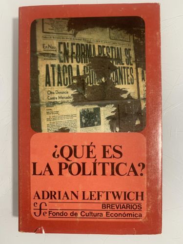 Portada del libro de ¿QUÉ ES LA POLÍTICA?