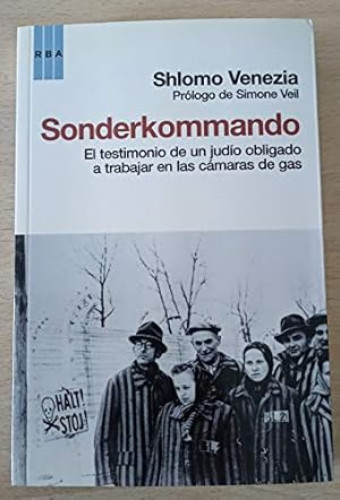 Portada del libro de Sonderkommando