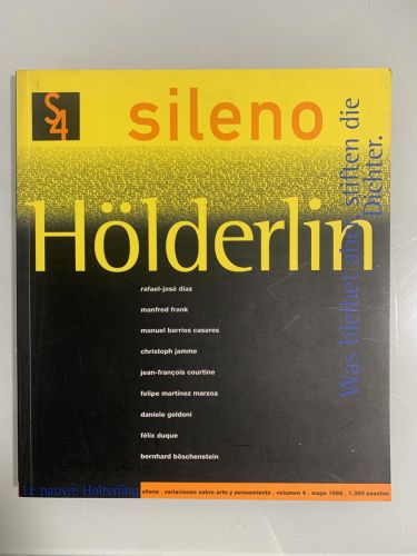 Portada del libro de HÖLDERLIN