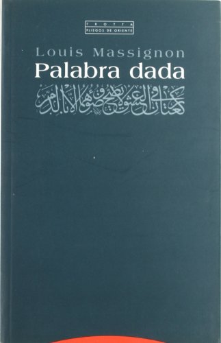 Portada del libro de Palabra dada