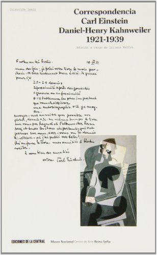 Portada del libro de Correspondencia Carl Einstein y Daniel-Henry Kahnweiler, 1921-1939