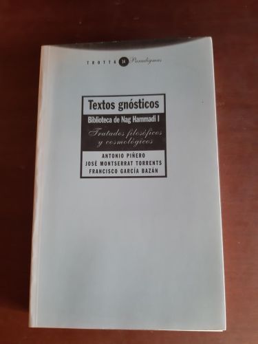 Portada del libro de Textos Gnosticos Biblioteca de Nag Hammadi I