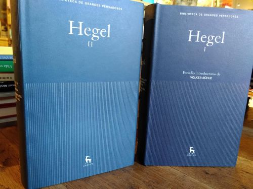 Portada del libro de HEGEL (2 tomos).