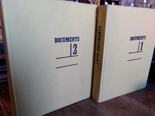 Portada del libro de DOCUMENTS (2 tommes): Doctrines, archéologie, beaux-arts, ethnographie, 2 volumes - Tome 1. Année 1929...