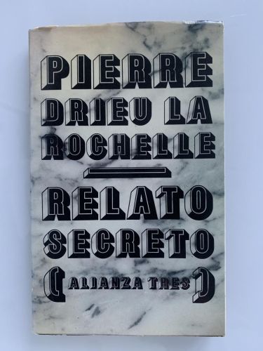 Portada del libro de RELATO SECRETO seguido de DIARIO (1944-1945) y EXORDIO