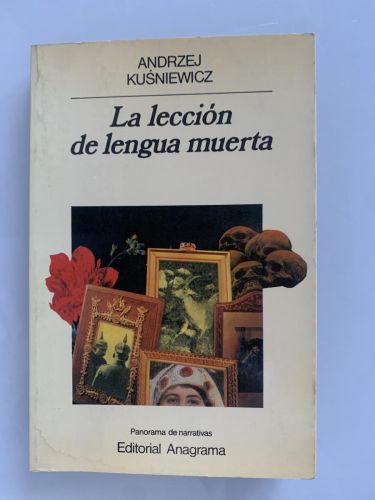 Portada del libro de LA LECCIÓN DE LENGUA MUERTA