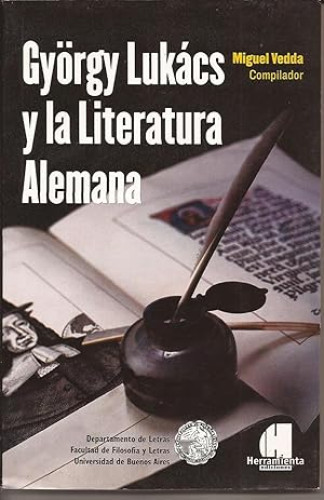 Portada del libro de György Lukács y la Literatura Alemana