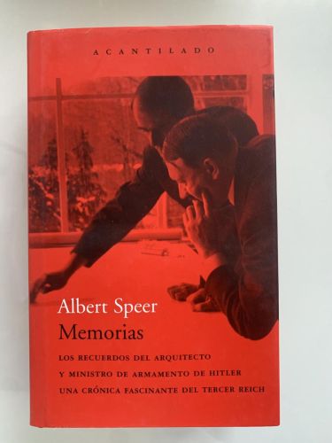 Portada del libro de MEMORIAS. Los recuerdos del arquitecto y ministro de armamento de Hitler. Una crónica fascinante del...