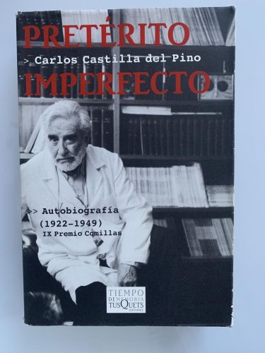 Portada del libro de PRETÉRITO IMPERFECTO (Autobiografía (1922-1949) IX Premio Comillas