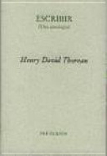 Portada del libro de ESCRIBIR (UNA ANTOLOGÍA)