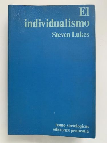 Portada del libro de EL INDIVIDUALISMO