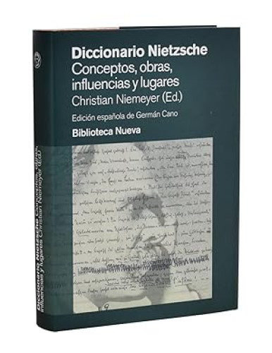 Portada del libro de Diccionario Nietzsche. CONCEPTOS, OBRAS, INFLUENCIAS Y LUGARES
