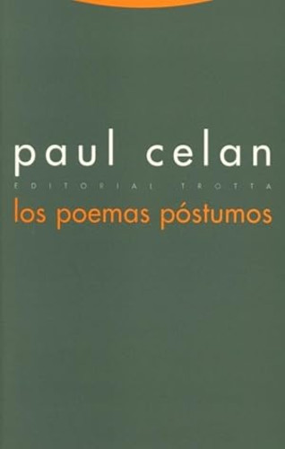 Portada del libro de Los poemas póstumos