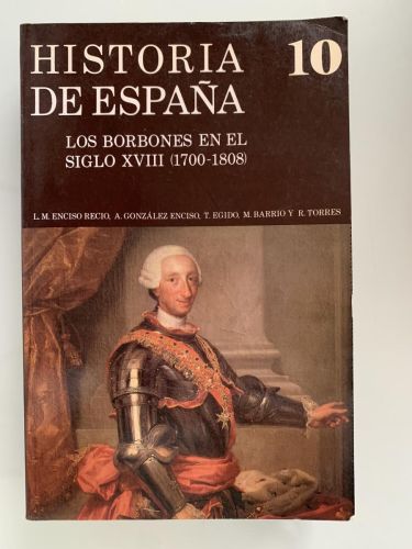 Portada del libro de LOS BORBONES EN EL SIGLO XVIII (1700-1808)