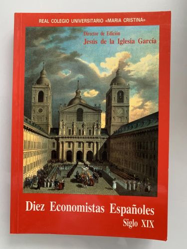 Portada del libro de DIEZ ECONOMISTAS ESPAÑOLES. SIGLO XIX