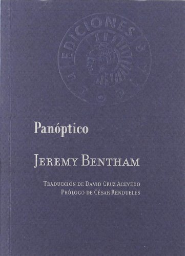 Portada del libro de Panóptico. Colección utopías