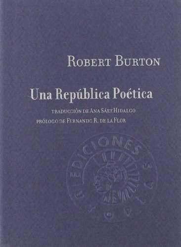 Portada del libro de Una república poética. Colección utopías
