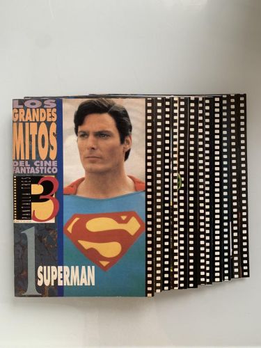 Portada del libro de LOS GRANDES MITOS DEL CINE FANTÁSTICO: 1.SUPERMAN 2.DRÁCULA 3.KING KONG 4.LA MOMIA 5.SUPERMAN, CAPITÁN...
