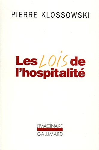 Portada del libro de Les lois de l'hospitalité