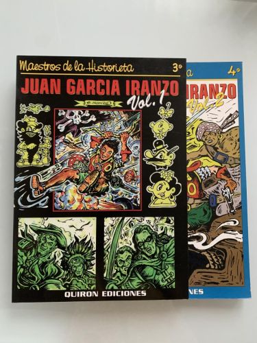 Portada del libro de JUAN GARCÍA IRANZO (2 tomos). Maestros de la historieta volumen 3 y 4