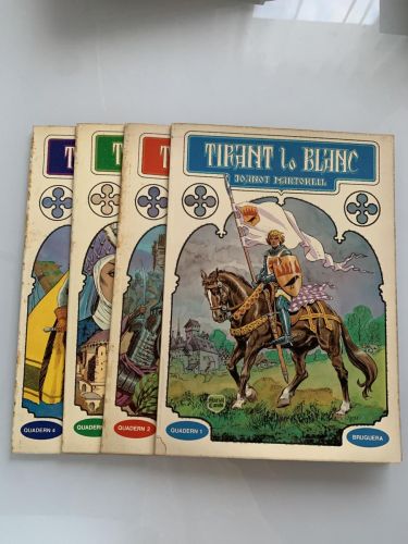 Portada del libro de TIRANT LO BLANC (4 tomos)