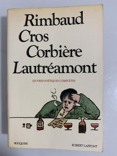Portada del libro de OEUVRES POÉTIQUES COMPLÈTES. RIMBAUD, CROS, CORBIÈRE, LAUTRÉAMONT. 