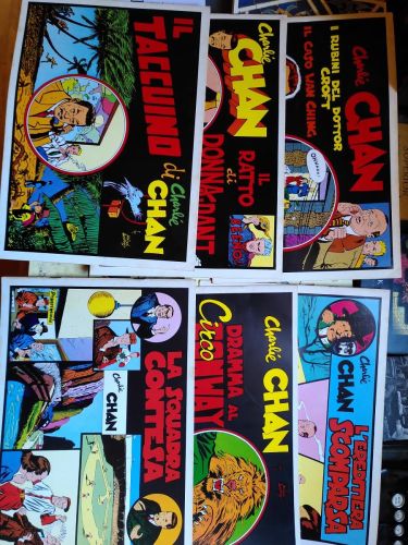Portada del libro de CHARLIE CHAN (22 números EN ITALIANO -  col. Comic stars in the world)