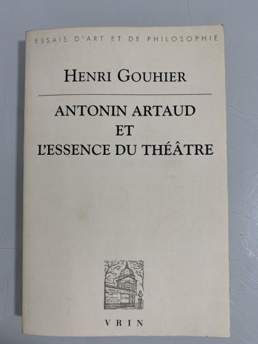 Portada del libro de ANTONIN ARTAUD ET L'ESSENCE DU THÉÂTRE