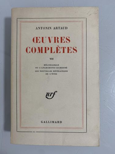 Portada del libro de OEUVRES COMPLÈTES (Tomo VII)