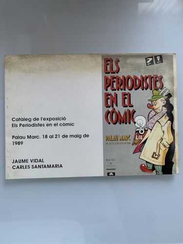 Portada del libro de ELS PERIODISTES EN EL CÓMIC