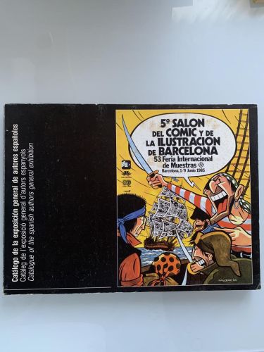 Portada del libro de 5º SALÓN DEL CÓMIC Y DE LA ILUSTRACIÓN DE BARCELONA (Catálogo de la exposición general de autores españoles)
