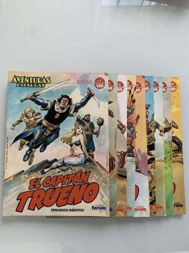 EL CAPITÁN TRUENO (9 tomos-Episodios Inéditos)