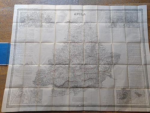 Portada del libro de ÁVILA. ATLAS DE ESPAÑA Y SUS POSESIONES DE ULTRAMAR. 