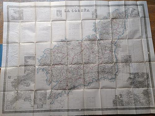 Portada del libro de LA CORUÑA. ATLAS DE ESPAÑA Y SUS POSESIONES DE ULTRAMAR. 