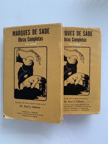 MARQUÉS DE SADE. Obras completas (2 tomos)
