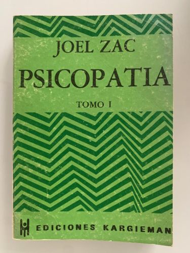 Portada del libro de PSICOPATÍA (tomo I)