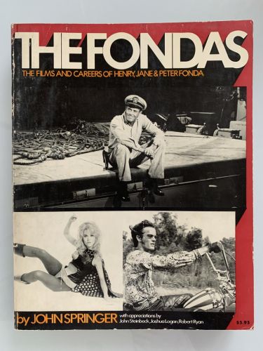 Portada del libro de THE FONDAS. THE FILMS AND CAREERS OF HENRY, JANE AND PETER FONDA