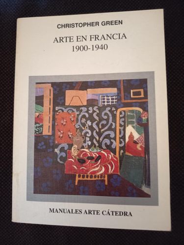 Portada del libro de Arte en Francia 1900-1940