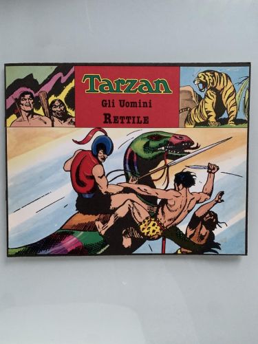 Portada del libro de TARZÁN. GLI UOMINI RETTILE
