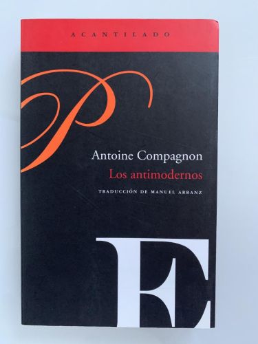 Portada del libro de LOS ANTIMODERNOS