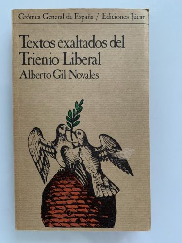 Portada del libro de TEXTOS EXALTADOS DEL TRIENIO LIBERAL