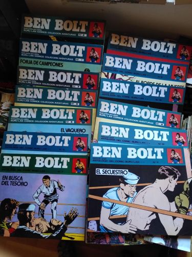 BEN BOLT nº 1 al 12, completa. BURU LAN COLECCIÓN AVENTURAS, 1973