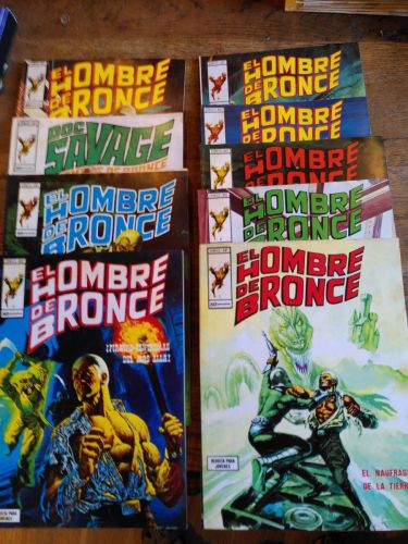 DOC SAVAGE, El hombre de bronce. Revista para jóvenes (cómic) 9 EJEMPLARES - colección completa