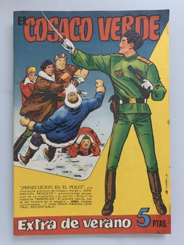 Portada del libro de EL COSACO VERDE: !PERSECUCIÓN EN EL POLO¡ (Original)