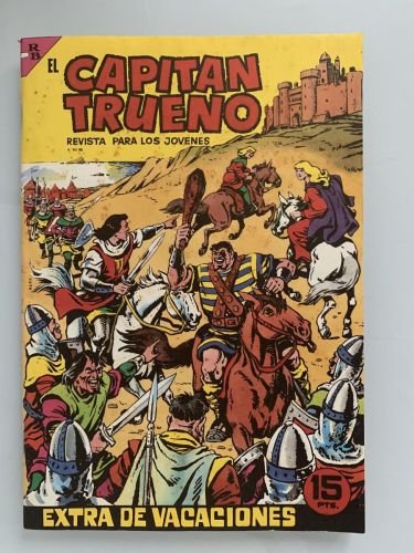Portada del libro de EL CAPITÁN TRUENO (Extra de Vacaciones)