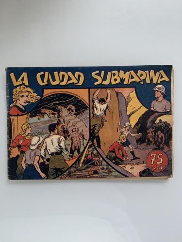 Portada del libro de LA CIUDAD SUBMARINA (original)