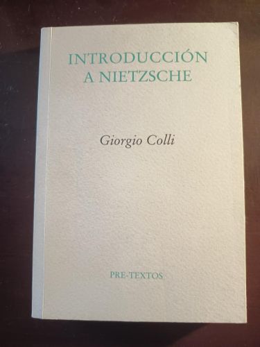 Portada del libro de  Introducción a Nietzsche